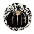 thumbnail image 1 of Fall Newly Linen Maple Pumpkin Interest Print Round Placemats Home Decoration Vibe Arrangement, 1 of 6