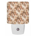 thumbnail image 1 of Fall Night Lights Auto Sensor Fallen Leaves Plug-in LED Nightlights Dusk to Dawn for Living Room, Bedroom, Bathroom, Hallway, Stairways Thanksgiving Wall Decor, Orange Autumn Leaf Night Light, 1 of 9