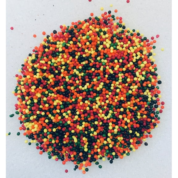 Fall Nonpareil Mix Confetti Sprinkles, Cake, Cookie, Donut, Cakepop Toppings, 6 oz.