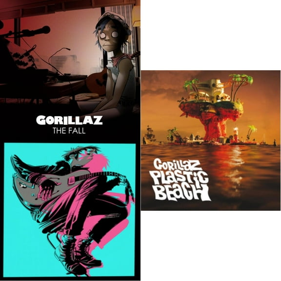 Fall & Now Now (180G/Dl Code) & Plastic Beach [LP Vinyl Bundle]
