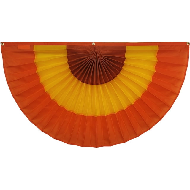 Fall Nylon Flag Bunting by Old Glory Bunting. 3' x 6' Fully Sewn Autumn