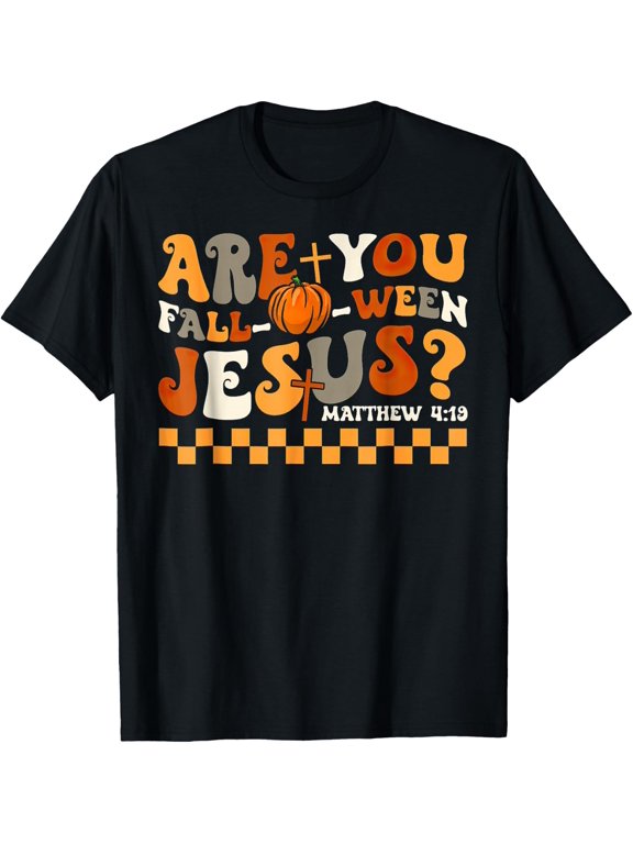 Fall O Ween Jesus Pumpkin Faith T-Shirt
