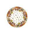 thumbnail image 1 of Fall Orange Pumpkin Round Tablecloth, Autumn Floral Table Cover, Thanksgiving Harvest Washable Tablecloth for Party Holiday Decor 47 In D, 1 of 6