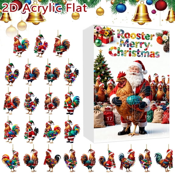 Fall Ornaments for Tree, Christmas Countdown Gift Set For Young Baseball Enthusiasts E One Size