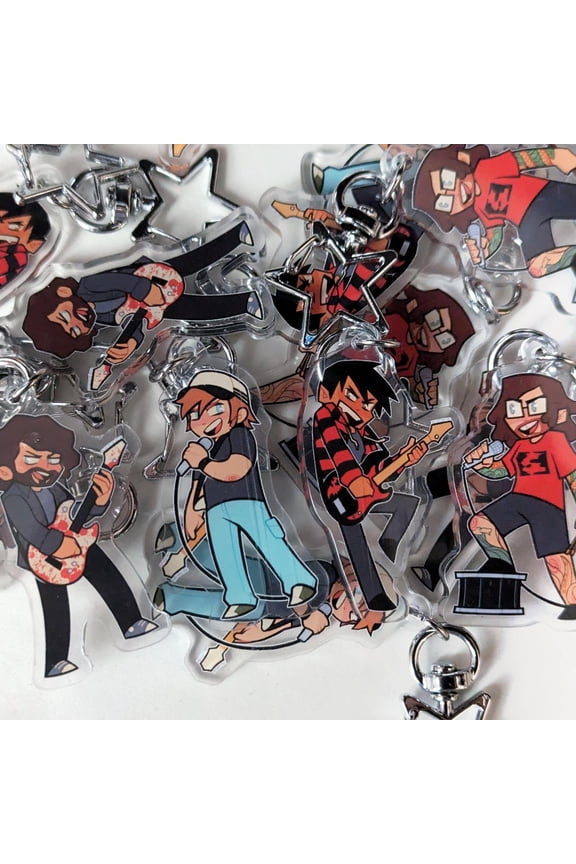 Fall Out Boy Acrylic Keychain Charms (1 keychain)