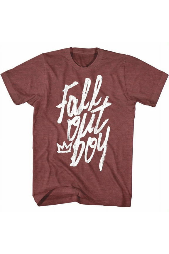 Fall Out Boy Crown Logo Men's T Shirt