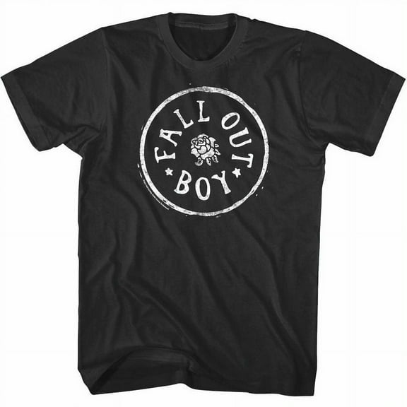 Fall Out Boy Rose Stamp Men's T Shirt