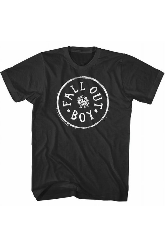 Fall Out Boy Rose Stamp Men's T Shirt