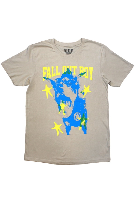 Fall Out Boy Unisex T-Shirt Dog (Sand)