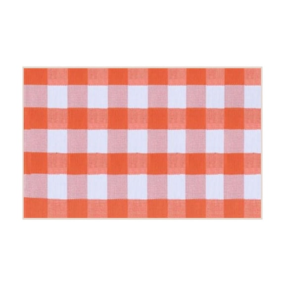 Fall Outdoor Rug Plaid Outdoor Rug Cotton Hand-Woven Check Rug Layered Doormats For Front Door, Front Porch, Farmhouses, Entryway, Patio 23.6''x 35.4''