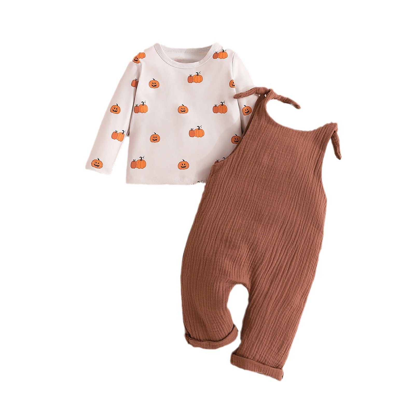 Fall Outfits For Boys Baby Boy Girl Outfit Pumpkin Long Sleeve Shirt