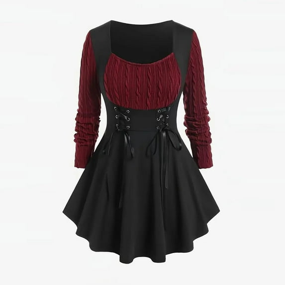 Fall Outfits For Women Women's Knit Plaid Print Hooded Sweater Button Ruched Shawl Neck Knit Top Dresses for Women Party Long Sleeve Girls Maxi Dress 10 Chiffon Hijab Hijab for Girls Hijab Scarfs for