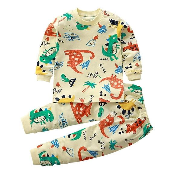 Fall Outfits for Toddler Girls Long Sleeve Cute Printed Pullover Tops and Pants Loungewear Fashion 2 Piece Sets 3M-7Y