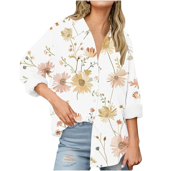 Fall Outfits for Women 2025 Fall Tops Plus Size Flowy Cute 3/4 Sleeve Shirts Tummy Hiding Oversized Sweatshirt Zip Up