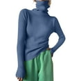 thumbnail image 1 of Fall Outfits for Women 2026 Long Sleeve Warm and cozy all through autumn and winter M Blue Fall Top, 1 of 4