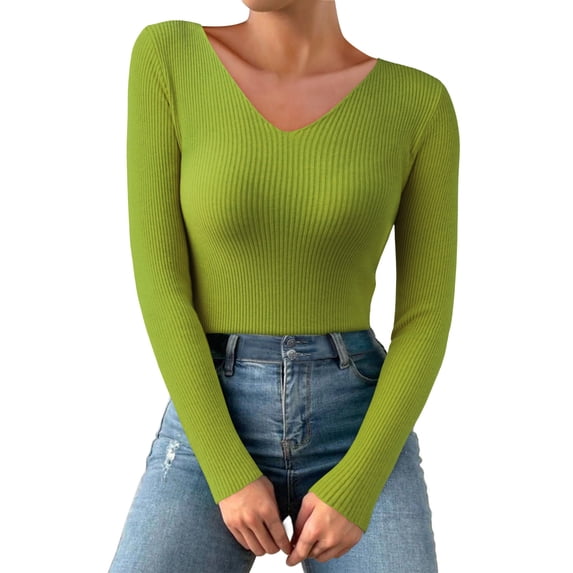 Fall Outfits for Women 2026 Long Sleeve Warm and cozy all through autumn and winter One Size Multi-color Fall Top