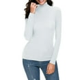 thumbnail image 1 of Fall Outfits for Women 2025 Long Sleeve Soft T Shirt S White Fall Top, 1 of 5