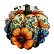 Fall Placemat 15.7 Inch Thanksgiving Dinner Plates Mat Party Platters Autumn Leaves Decor Party Decoration Supplies for Thanksgiving Autumn Fall Harvest Party