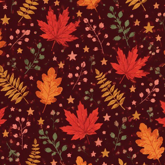 Fall Peel and Stick Wallpaper 23.6in x 9.8ft Autumn Leaves Floral Deep Burgundy Contact Paper Vinyl Waterproof Self Adhesive Wall Paper for Bedroom Dorm Renter Friendly