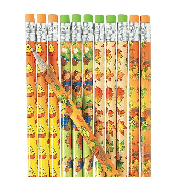 Fall Pencil Assortment - Gr - Stationery - 144 Pieces