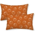 thumbnail image 1 of Fall Pillow Covers 12x20 Inch Set of 2,Burnt Orange White Pumpkin Throw Pillows Case,Autumn Outdoor Decorative Square Linen Farmhouse Harvest Decor Cushion Covers for Home Sofa Bed Couch, 1 of 6