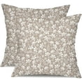 thumbnail image 1 of Fall Pillow Covers 16x16 Set of 2 Fall Decorative Khaki Cute Vintage Floral Covers Decor Autumn Pillow Covers Thanksgiving Decoration for Home Couch CY-E16, 1 of 1