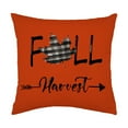 thumbnail image 1 of Fall Pillow Covers 18x18inch for Fall Decor Buffalo Plaid Pumpkin and Sunflower Outdoor Pillows Decorative Throw Pillows Farmhouse Thanksgiving Decorations Autumn Cushion Case for Couch, 1 of 1