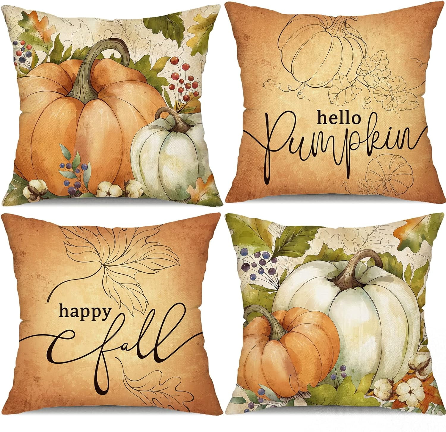Fall Pillow Covers 20x20