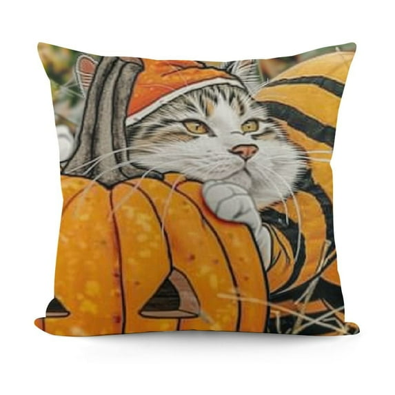 Fall Pillow Covers,Pumpkin Pillow Covers for Couch Sofa Indoor