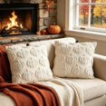 thumbnail image 1 of Fall Pillow Covers Throw Pillow Cases Halloween Thanksgiving Autumn Decorations Pumpkin Soft Plush Fabric Couch Cushion Case for Sofa Bedroom Living Room Home Decor, 18 x 18 Inch 1 Pack, 1 of 10