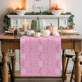 thumbnail image 1 of Fall Pink Table Runner, Autumn Thanksgiving Kitchen Dining Table Decoration for Home Party Decor 13x60 Inches, 1 of 9