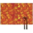 thumbnail image 1 of Fall Placemats Set of 6, Heat Resistant Non-Slip Red Place Mats for Kitchen Dining Table, Washable Durable Cloth Table Mats Holiday Decor, 18x12 Inch, 1 of 1