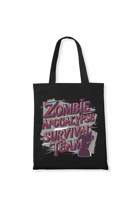 Fall Plaid Pumpkin Zombie Apocalypse Survival Team Women, Thanksgiving Be Blessed Canvas Bag 2Pcs