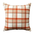 thumbnail image 1 of Fall Plaid Throw Pillow with Insert, Double-Sided Tartan Cushion for Sofa, Couch or Bed, 1 of 6