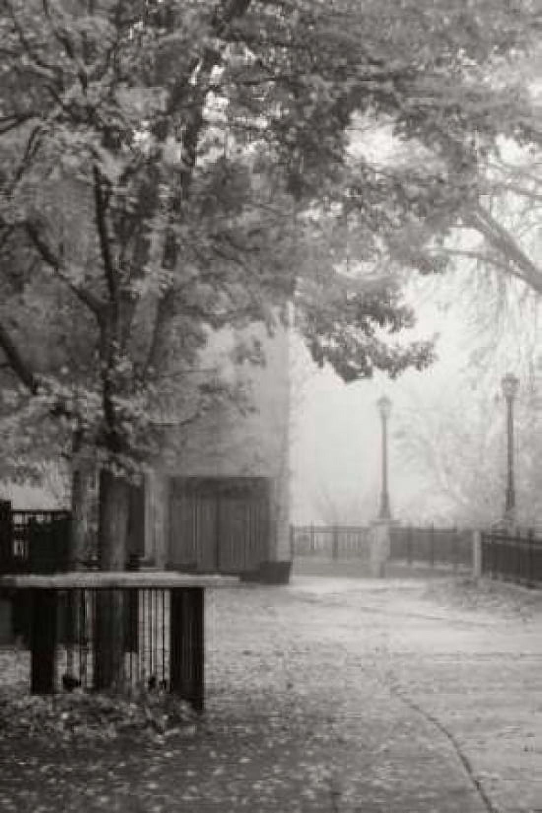 Fall Plaza IV BandW Canvas Art - Vitaly Geyman (24 x 36)