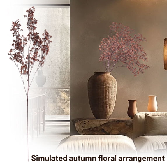 Fall Porch Decor 43 Inch Faux Fall Stems Fall Floral Arrangement for Home Outdoor Kitchen Table Centerpiece Autumn Home Display 1 Piece