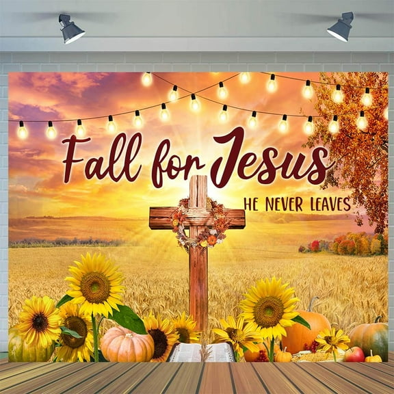 Fall Pretty Backdrop Thanksgiving Party Backdrop He Never Leaves Photography Background Autumn Thanksgiving Party Decoration Maple Leaves Pumpkin Autumn Photo Booth Props