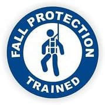 Fall Protection Certified Hard Hat Sticker | Decal | Safety Laborer Construction | Size: 2" Diameter