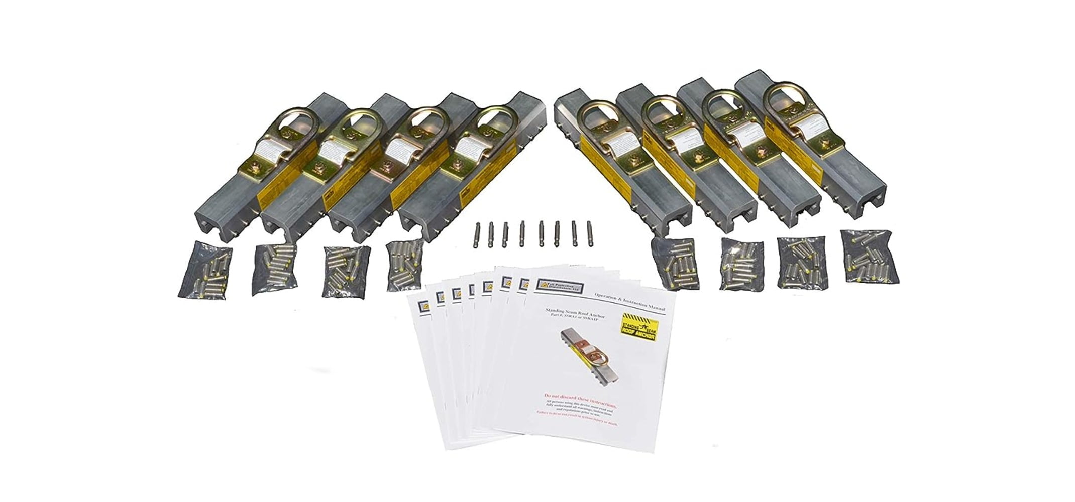 Fall Protection Distributors LLC SSRA1 8 Piece Contractor Pack - OSHA ...