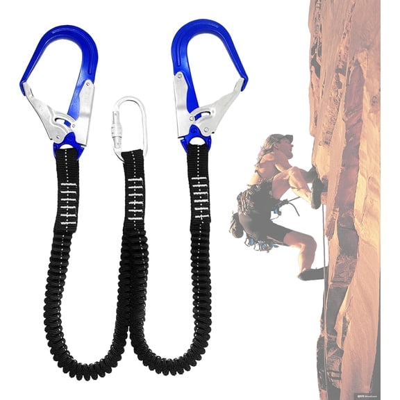 Fall Protection Harness Safety Belt Adjustable Webbing Strap Hook Full Body Secure Gear, Construction Roof Climbing Rescue Support, Travel Airplane Protection Heavy Duty Harness