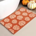 thumbnail image 1 of Fall Pumpkin And Maple Leaves Decorative Floor Mat Halloween Thanksgiving Non Slip Kitchen Bathroom Porch Entrance Rug Long Strip Carpet, 1 of 7