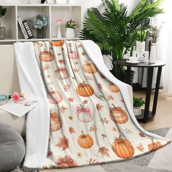 Fall Pumpkin Blanket