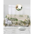thumbnail image 1 of Fall Pumpkin Cabbage Sofa Couch Covers for 3 Cushion Couch,Washable L Shape Sectional Sofa Covers for Loverseat/Pet/Kid,Thanksgiving Beige Green Leaf Slipcover Throw Blanket Futon Cover 71''x134'', 1 of 8