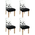 thumbnail image 1 of Fall Pumpkin Chair Covers for Dining Room Set of 6 Autumn Stretch Dining Chair Slipcovers 6 Pieces Seasonal Washable Removable Seat Protector 6 Pack Thanksgiving Decor for Home and Party, 1 of 6
