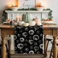 thumbnail image 1 of Fall Pumpkin Cotton Linen Table Runner, Washable Table Runners for Kitchen, Dining Room, Holiday, Home Party Table Decor, 13x72 Inches, 1 of 9