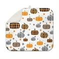 thumbnail image 1 of Fall Pumpkin Dish Drying Mat for Kitchen Autumn Maple Leaves Thanksgiving Day Microfiber Drying Mats Absorbent Reversible Dish Pad Medium Dish Draining Mat 16x18 inch, 1 of 7