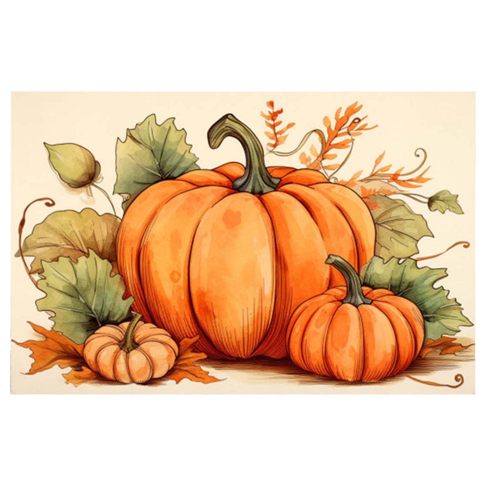 Fall Pumpkin Door Mats Fall Mats Truck Pumpkin Farmhouse Fall