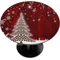 thumbnail image 1 of Fall Pumpkin Fitted Round Tablecloth Autumn Leaves Yellow Small Round Table Cover with Elastic Edge Wipeable Holiday Circle Table Cloths for Outdoor Party Patio Kitchen Decor Fit for 40"-44" Table, 1 of 6
