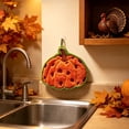 thumbnail image 1 of Fall Pumpkin Fleece Hand Towel,Thanksgiving Kitchen Decor Absorbent Quick Dry Wall Hanging Cleaning Cloth with Autumn Maple Print,Soft Polyester Wiping Towel for Bathroom Counter, 1 of 7