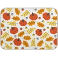 thumbnail image 1 of Fall Pumpkin Maple Leaves Microfiber Dish Drying Mat 18x24 for Kitchen Counter Thanksgiving Day Dishes Pad Dish Drainer Rack Mats Absorbent Fast Dry Dish Draining Mat Extra Large, 1 of 7
